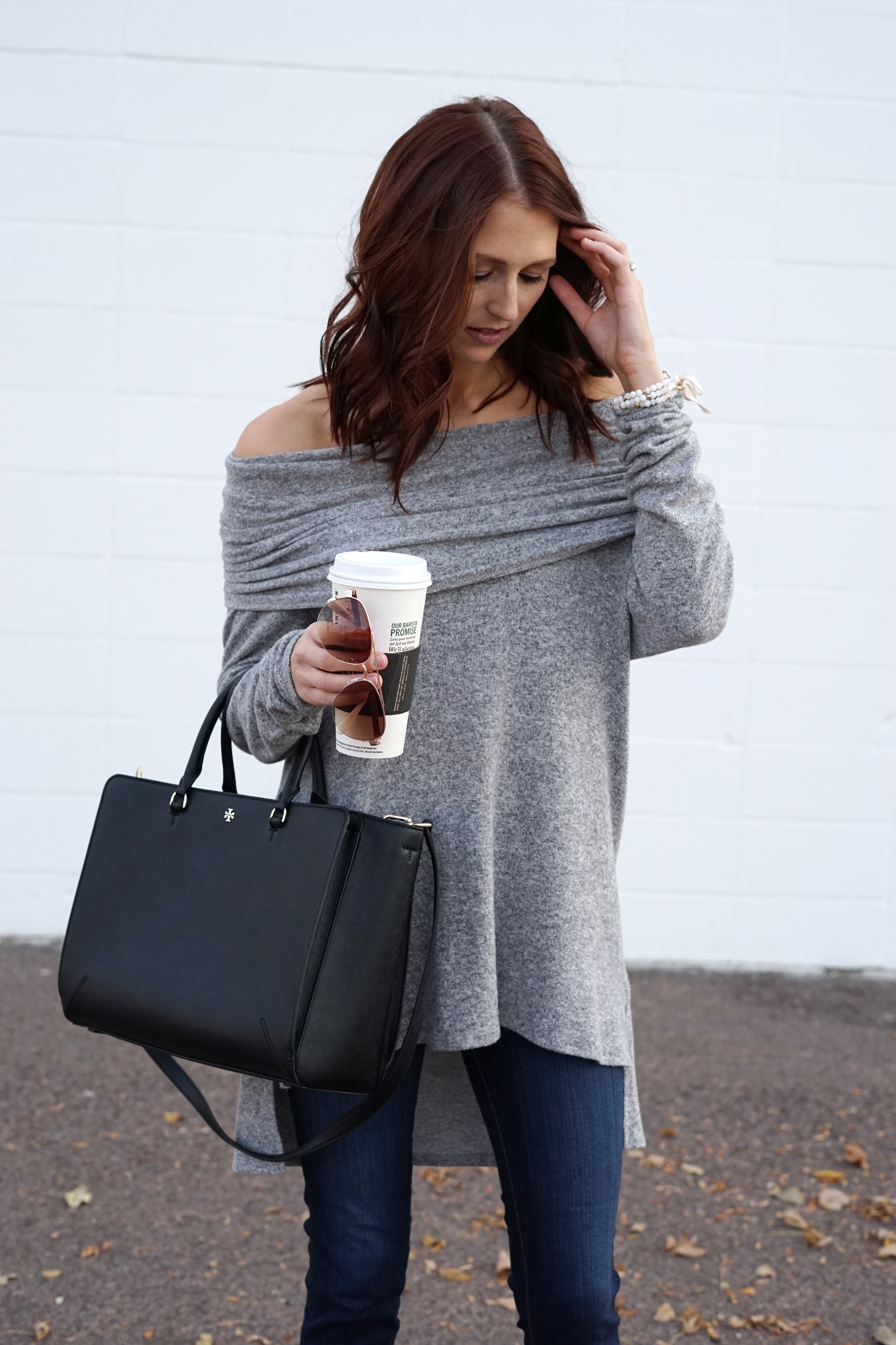 Off the Shoulder Sweater - Midwest In Style