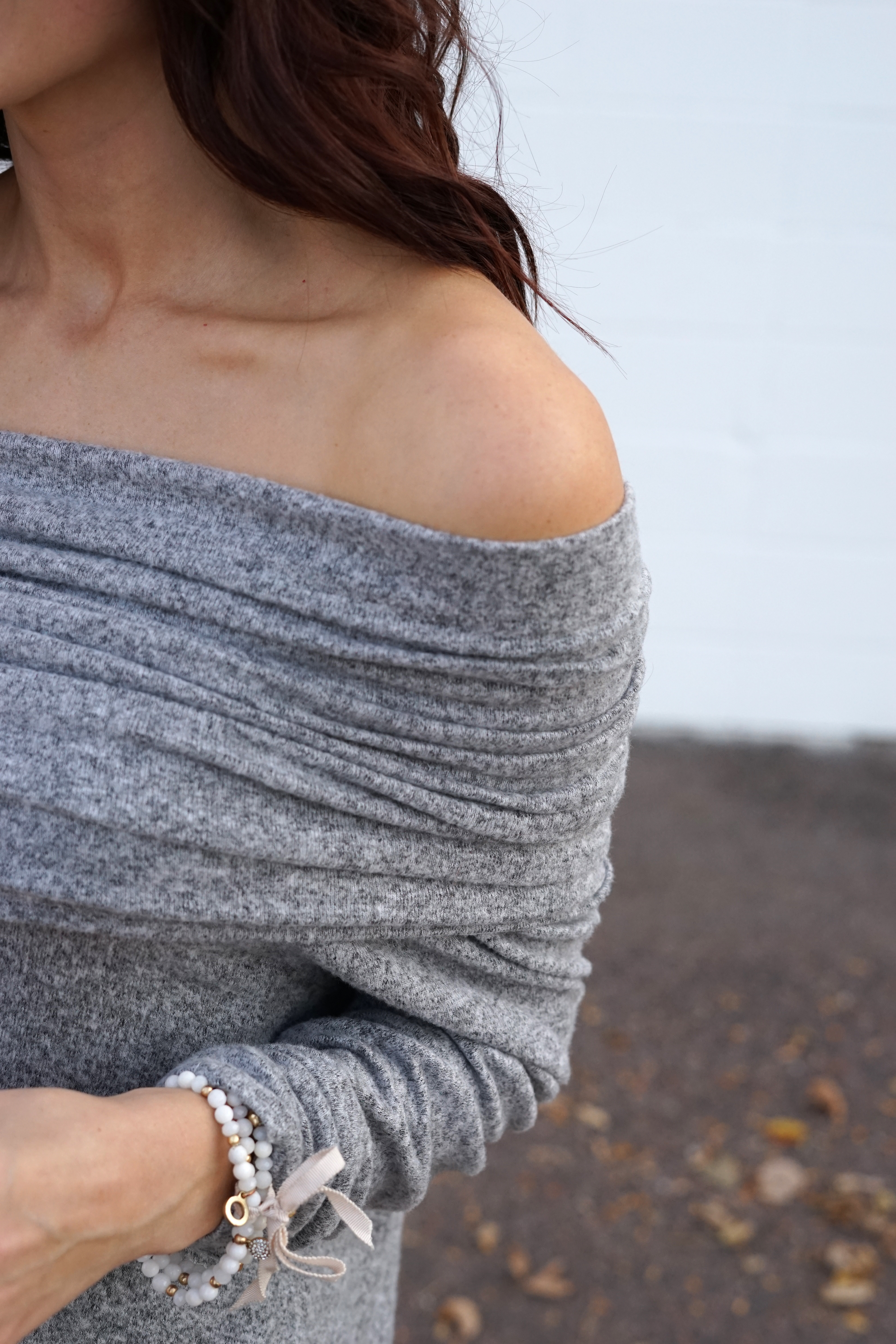 Off the Shoulder Sweater - Midwest In Style