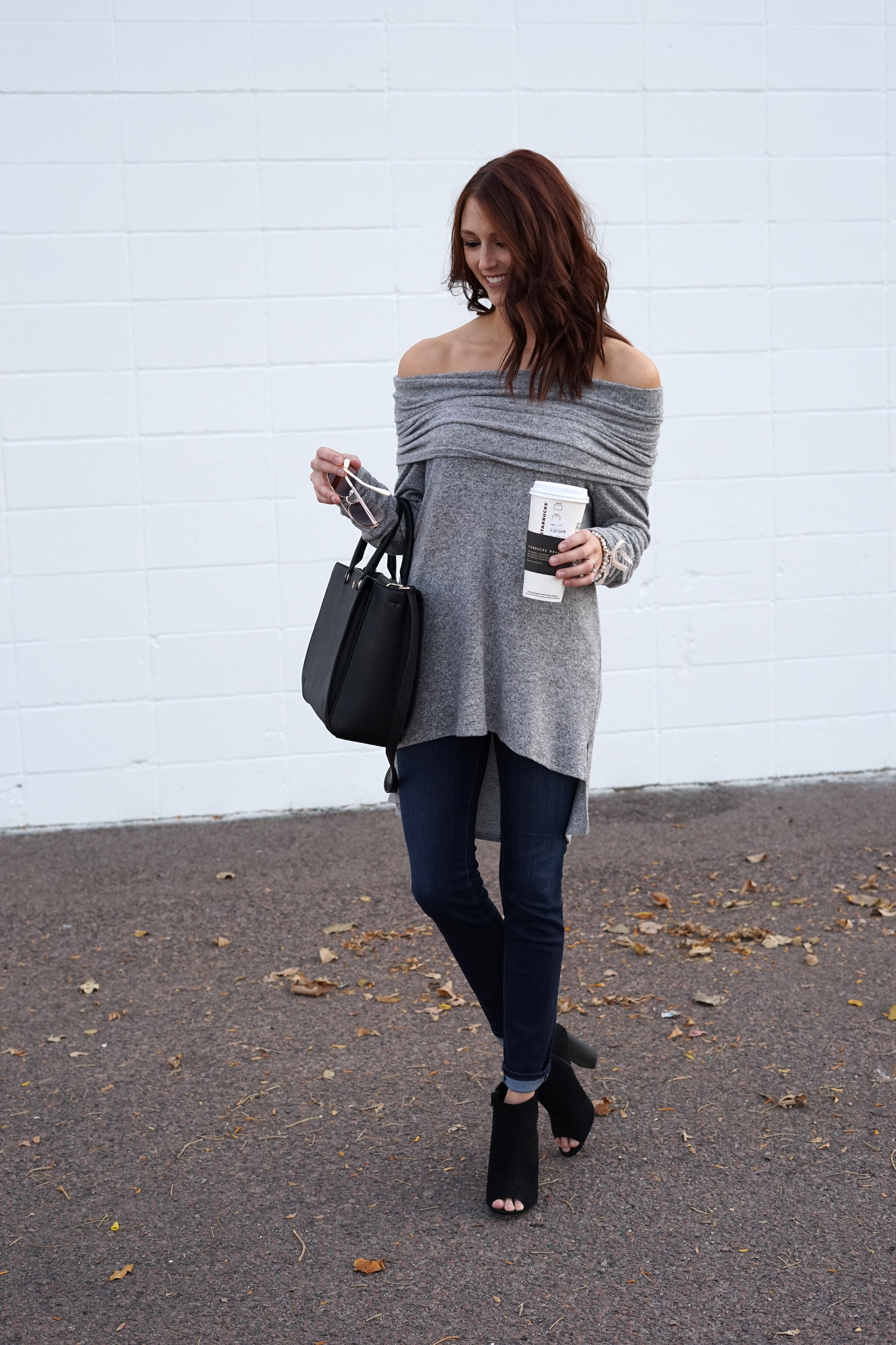 Off the Shoulder Sweater - Midwest In Style