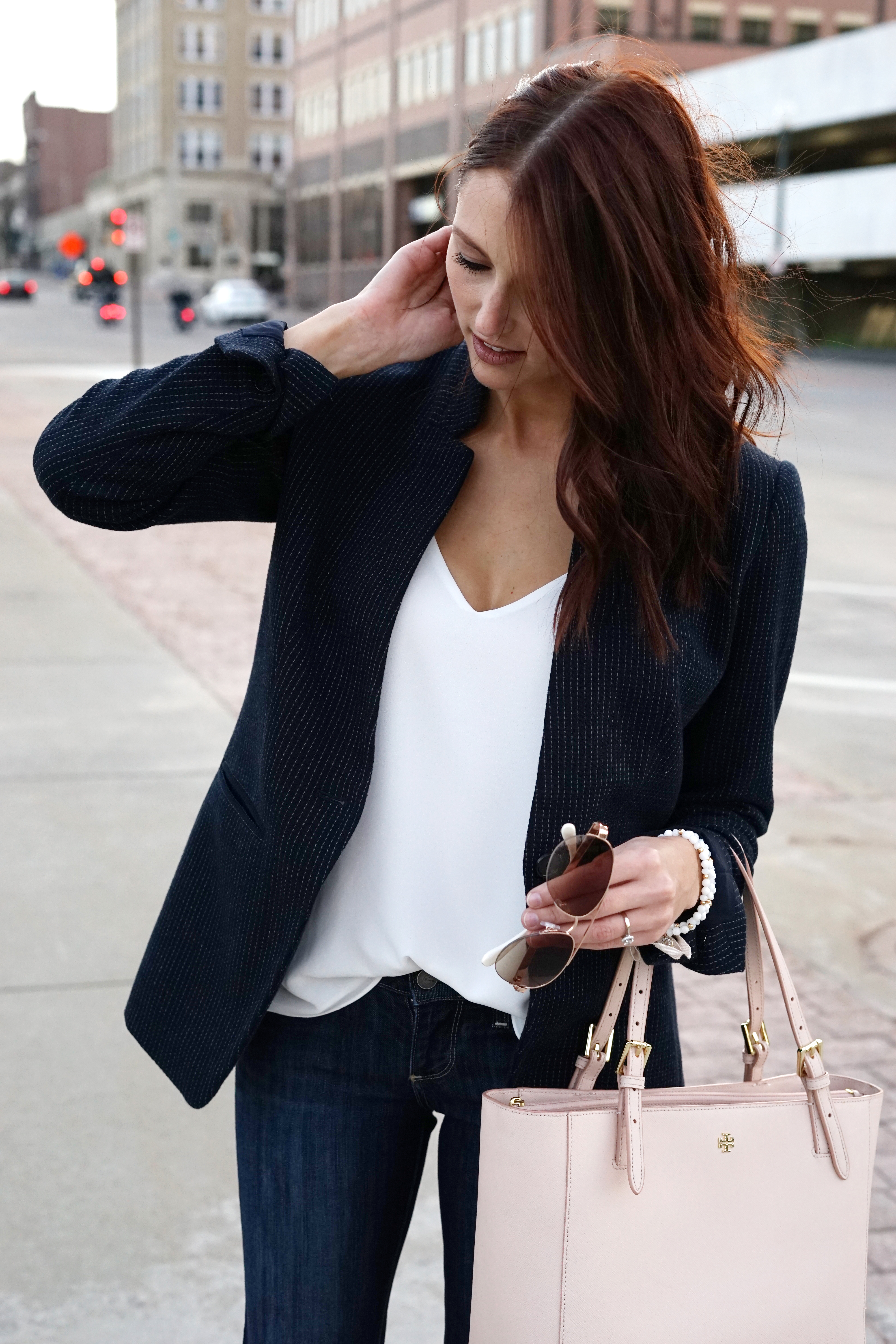 Pin Stripe Jacket - Midwest In Style