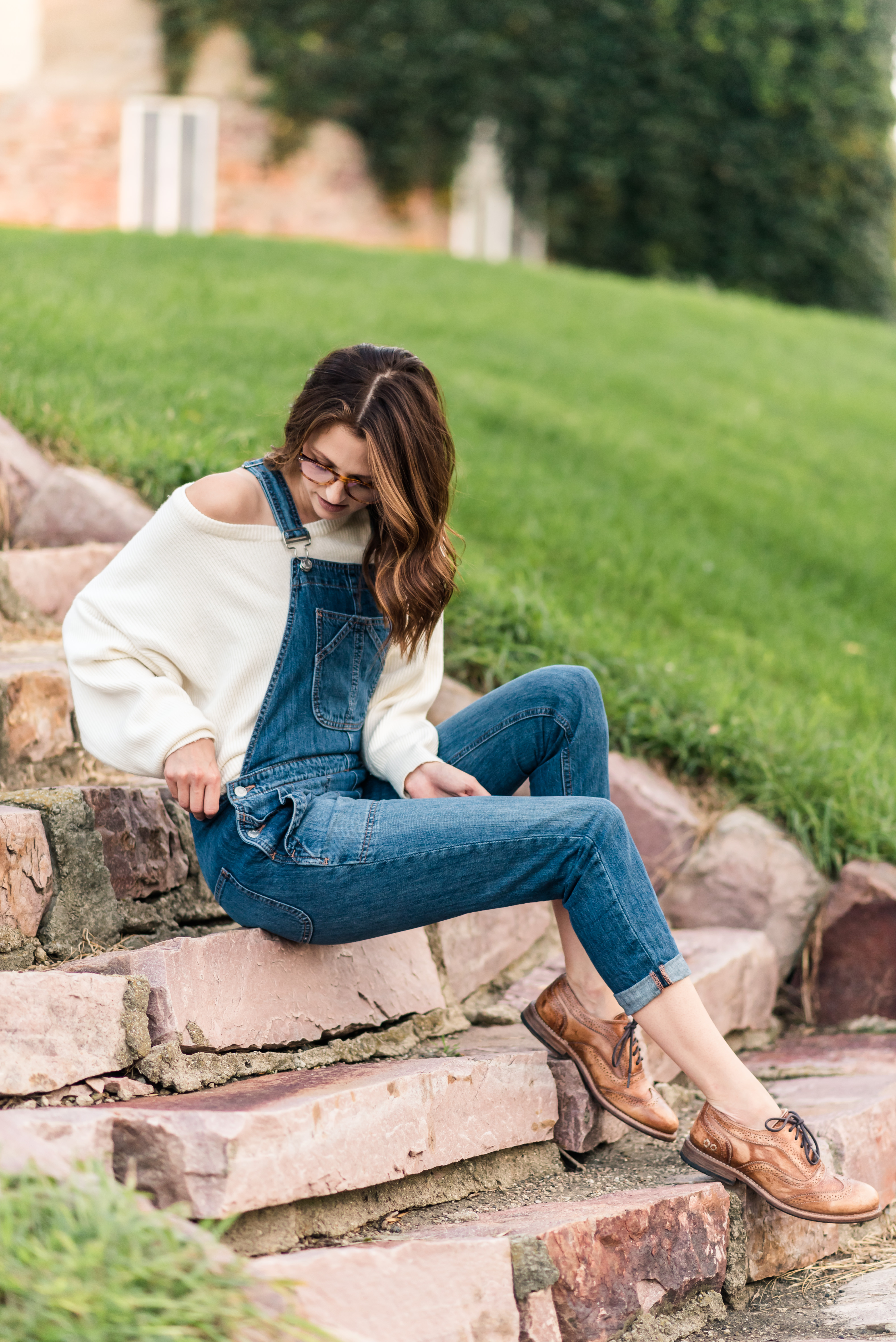 Overalls Styled for Fall - Midwest In Style