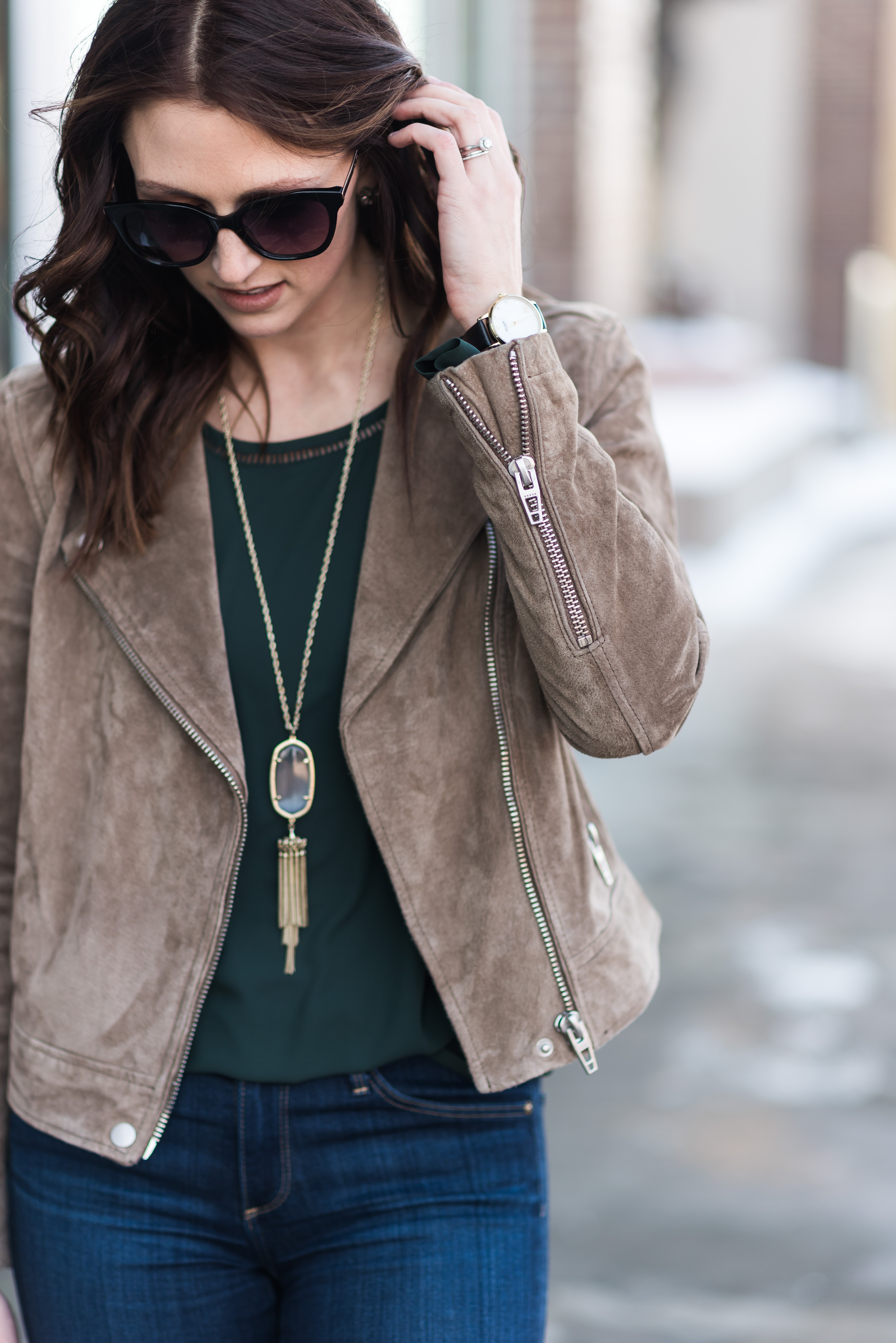 Suede Jacket Outfit | Midwest In Style