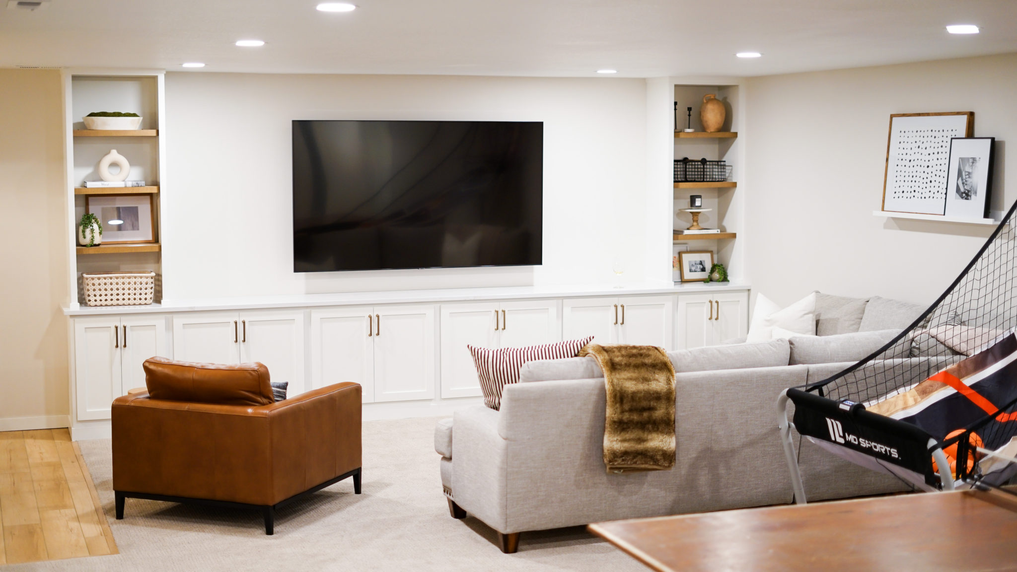Modern Farmhouse Basement Design | Midwest In Style